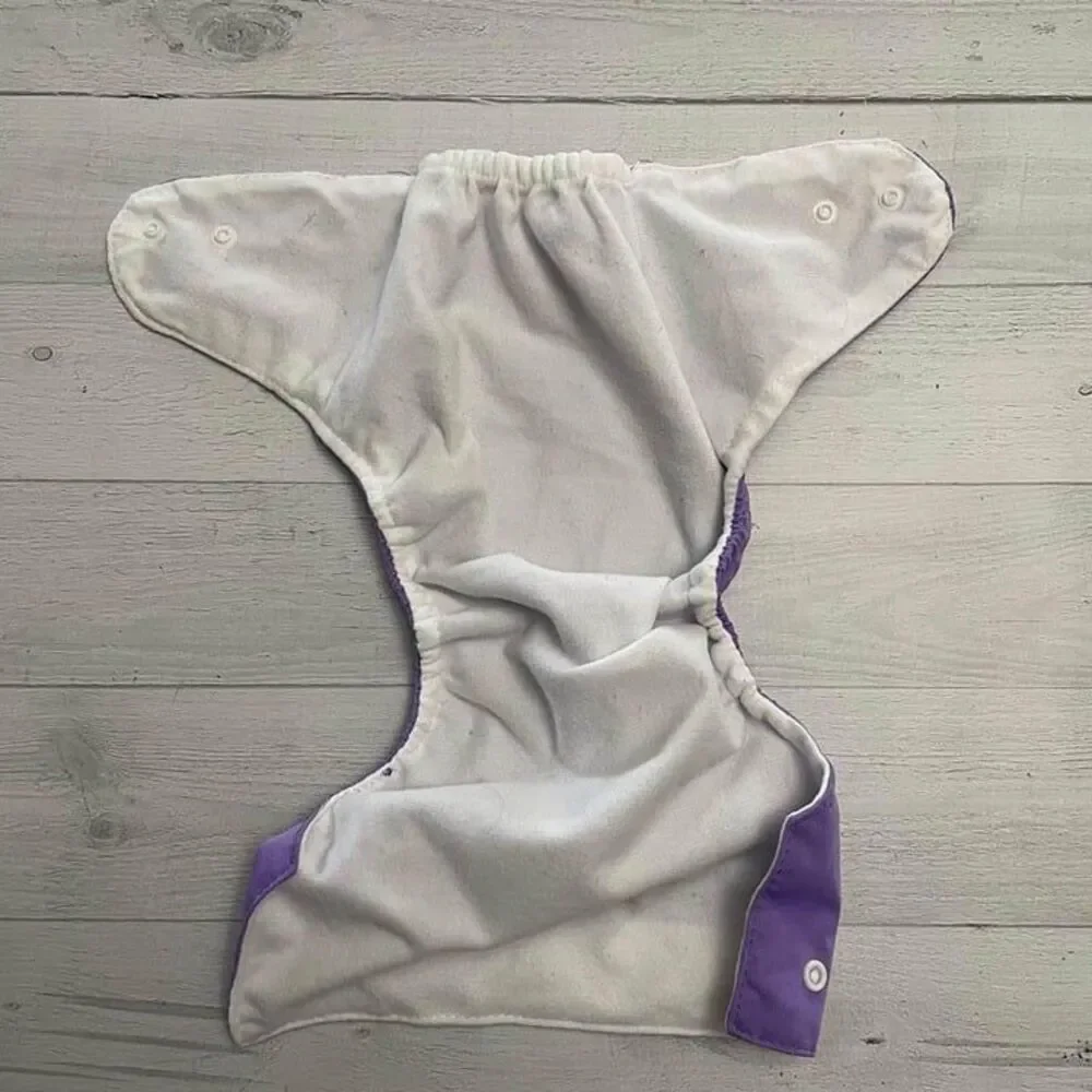 purple cloth‎ diaper cover